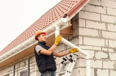 Pose et remplacement de gouttières à Bezonvaux